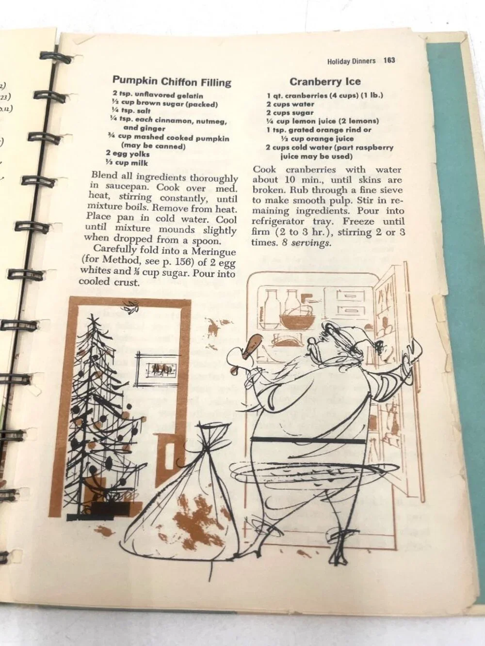 Betty Crockers Dinner For Two Cookbook 1958 Vintage Spiral Bound Mid-Century